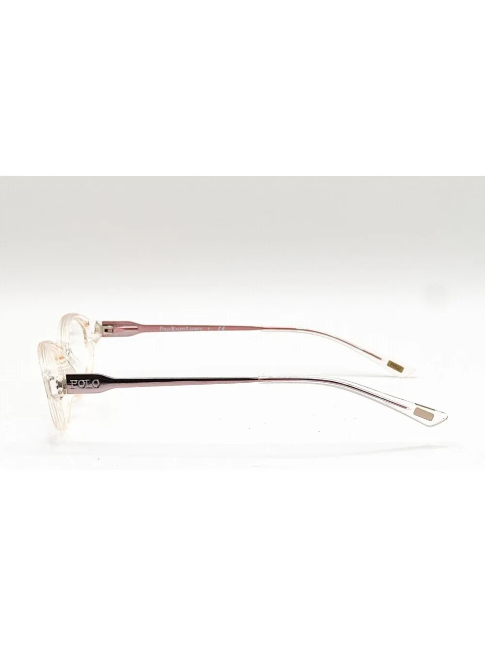 Polo Ralph Lauren 8515 1015 Transparent Pink Authentic Eyeglass Frames 47-16